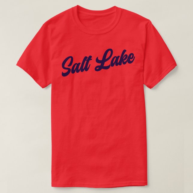Salt Lake Retro Real Salt Lake Soccer T-Shirt (Design Front)