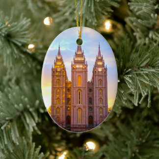 Salt Lake Temple Christmas Ornament