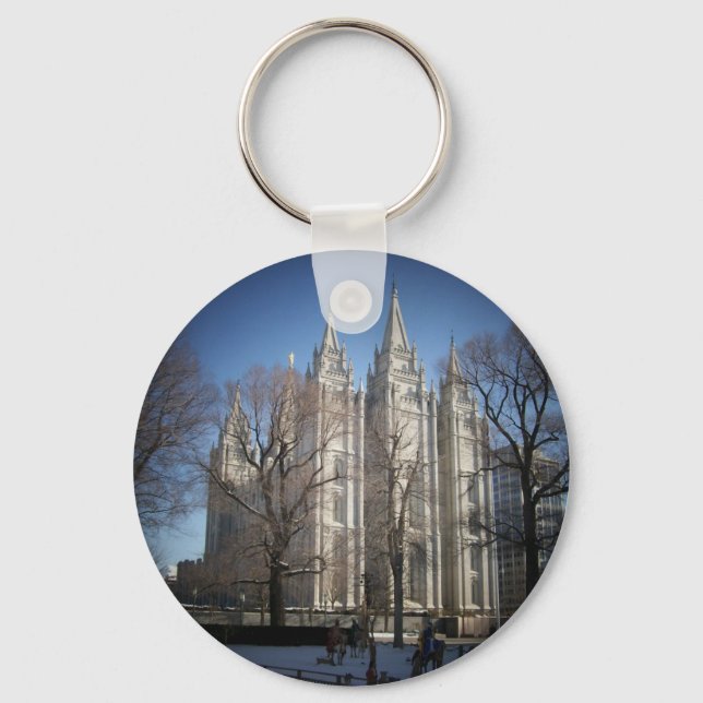 Salt Lake Temple Key Ring (Front)