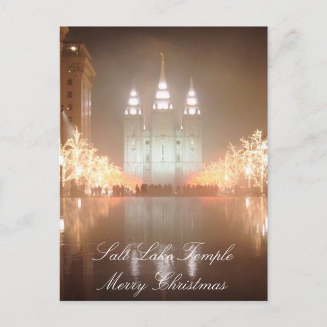 Salt Lake Temple Postcard (Front)