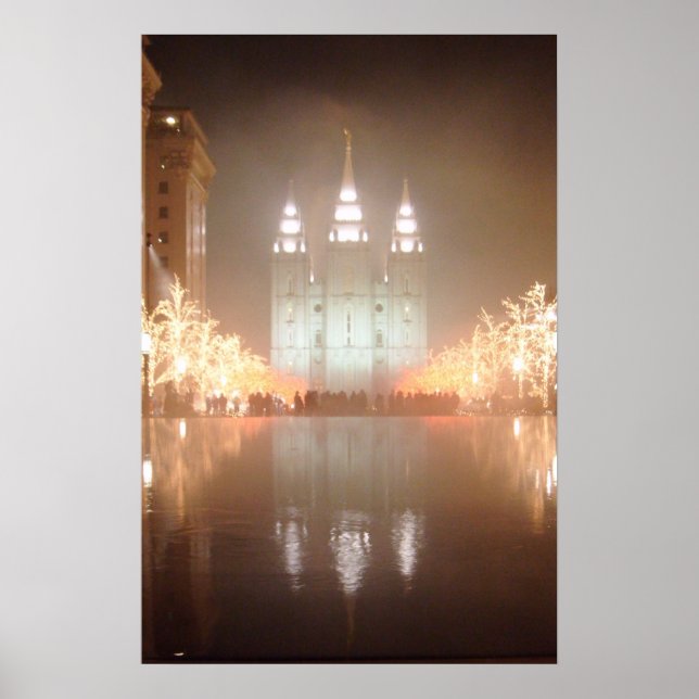 Salt Lake Temple Poster (Front)