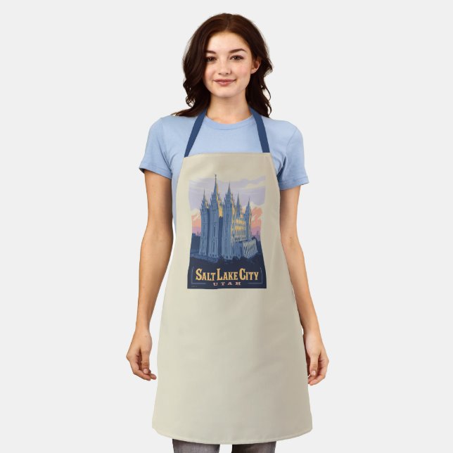 Salt Lake Temple | Salt Lake City, Utah Apron (Worn)