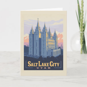 Salt Lake Temple   Salt Lake City, Utah Card