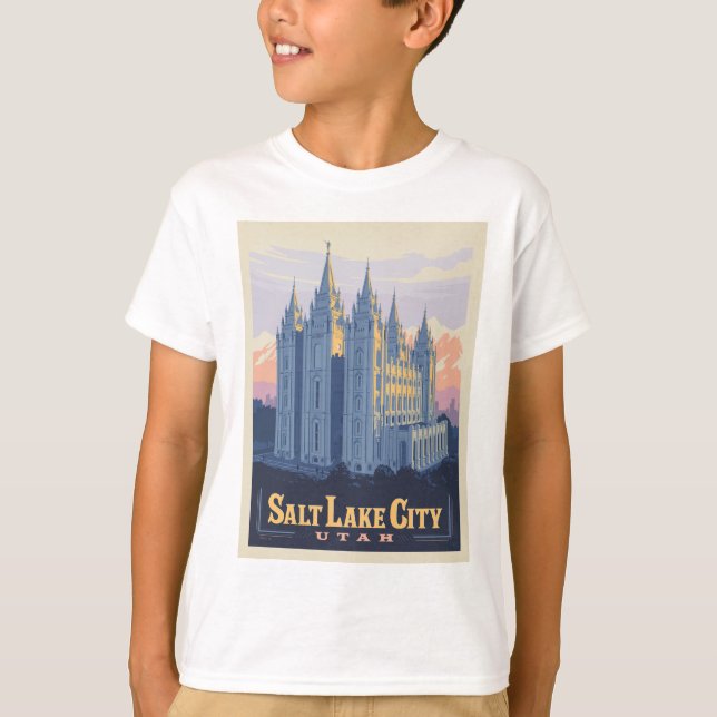 Salt Lake Temple | Salt Lake City, Utah T-Shirt (Front)
