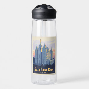 Salt Lake Temple   Salt Lake City, Utah Water Bottle