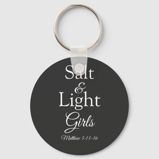 Salt & Light Girls Keychain (Front)