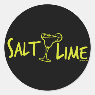 Salt / Lime Classic Round Sticker