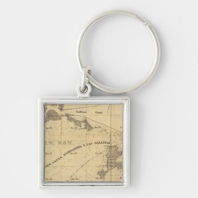 Salt marsh and tide lands key ring (Front)