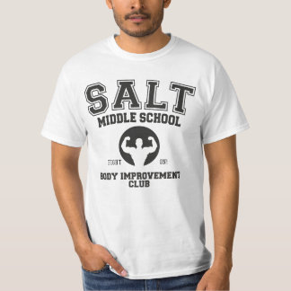 "  Salt Middle School Body Improvement Club Ringer T-Shirt