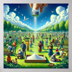 Salt of the Earth Christian Poster