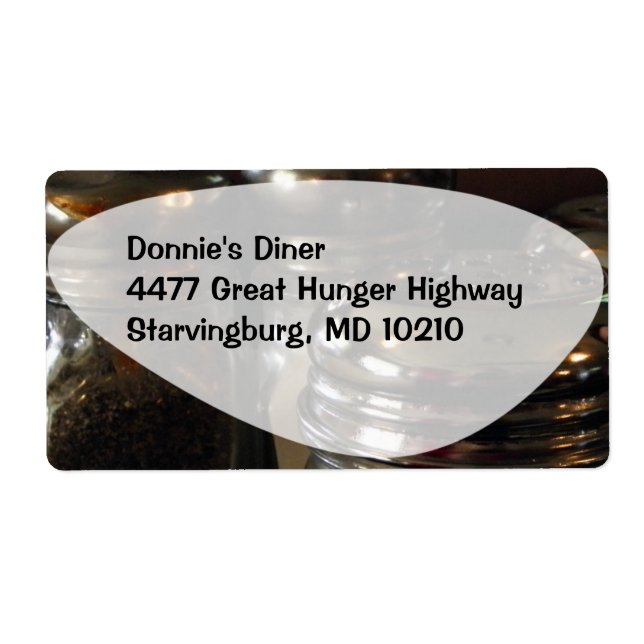 Salt Pepper Classic Diner Fun Photo Art (Front)