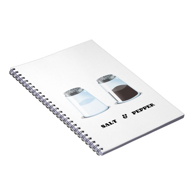 Salt & Pepper Notebook (Right Side)