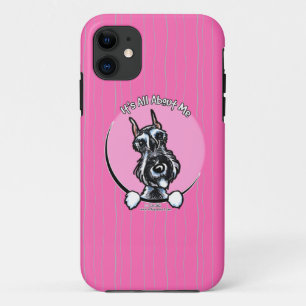 Salt Pepper Schnauzer IAAM iPhone 11 Case