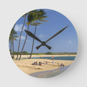 Salt Pond Park located on the island of Kauai Round Clock