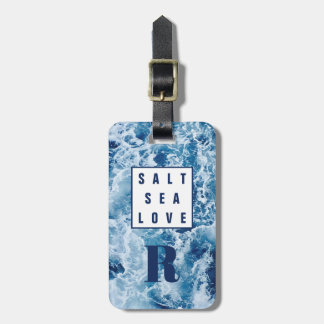 Salt Sea & Love Luggage Tag