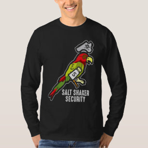 Salt Shaker Security Pirate Head Parrot Concert 1 T-Shirt