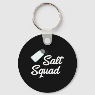 Salt Squad Glass Shaker Flavour Matching Group Key Ring