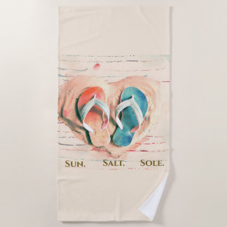 Salt Sun Sole Beach Towel
