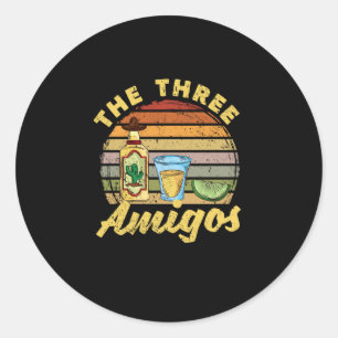 Salt Tequila Lime Mexican Fiesta Party Classic Round Sticker