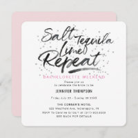 Salt Tequila Lime Repeat Bachelorette Party