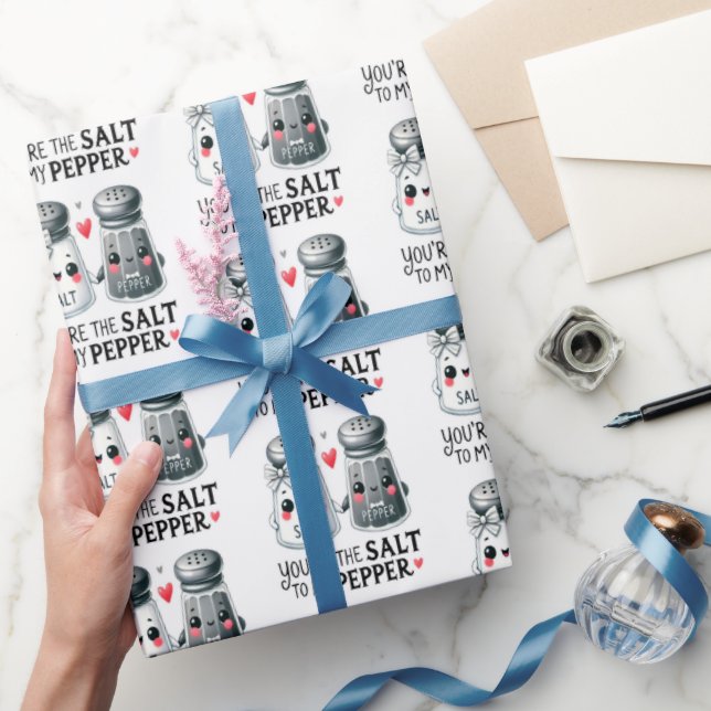 Salt To My Pepper Love Gift Wrapping Paper (Gifting)