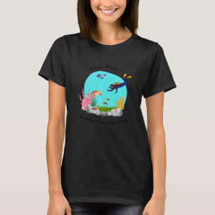 Salt Water Heals Everything Diving Summer Beach T-Shirt