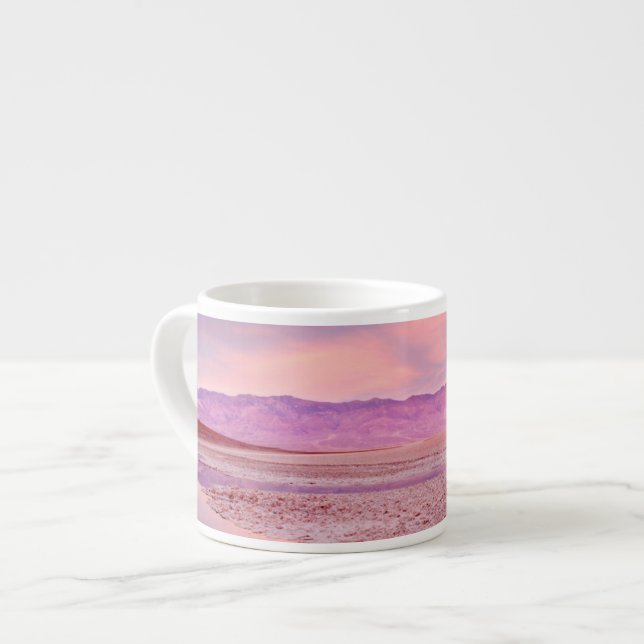 Salt Water Lake, Badwater, Death Valley Espresso Cup (Front Left)
