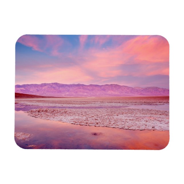 Salt Water Lake Death Valley Magnet (Horizontal)