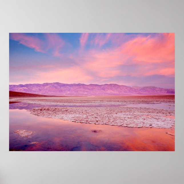 Salt Water Lake Death Valley Poster (Front)