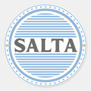 Salta City Pride Emblem – Argentine Identity Classic Round Sticker