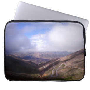 Salta Mountain Serpentine Road With Low Clouds Laptop Sleeve