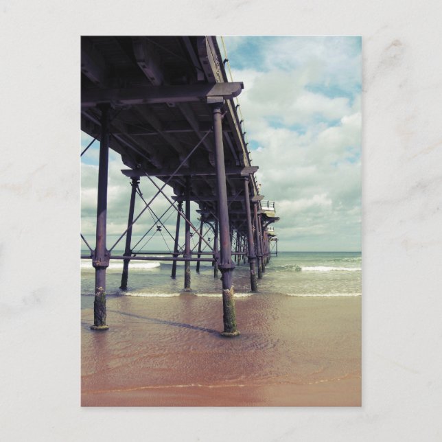 Saltburn-by-the-sea pier postcard (Front)