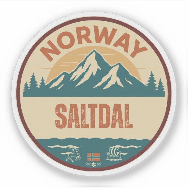 Saltdal, Norge Norway (Front)