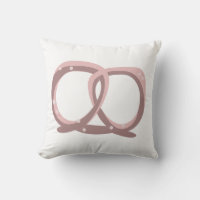 Salted Pretzel Twist Pattern Pink 