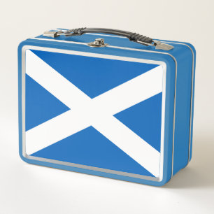 Saltire ~ Flag of Scotland Metal Lunch Box