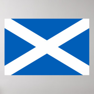 Saltire ~ Flag of Scotland Poster