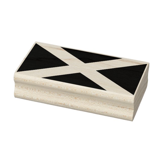 Saltire ~ Flag of Scotland Rubber Stamp (Stamp)