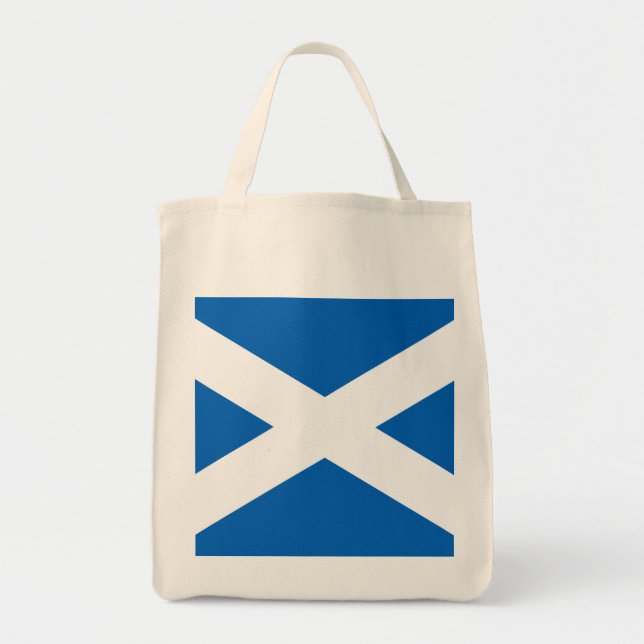 Saltire ~ Flag of Scotland Tote Bag (Front)