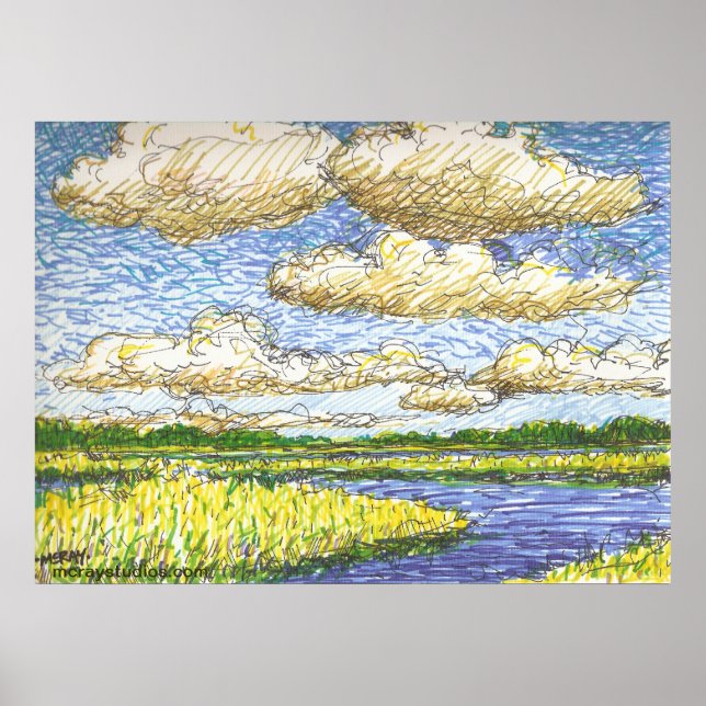 "Saltmarsh" Poster (Front)