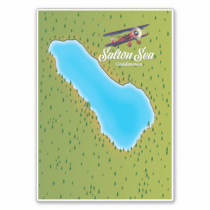 Salton Sea California USA map