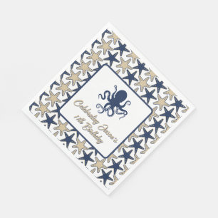 Saltwater and Sunshine Beach Birthday Party  Napkin