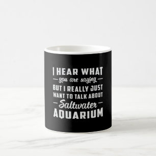 Saltwater Aquarium Aquatic Fish Tank Aquarist Coffee Mug