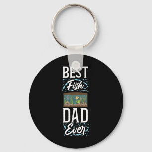 Saltwater Aquarium Dad Father Best Fish Dad Ever Key Ring