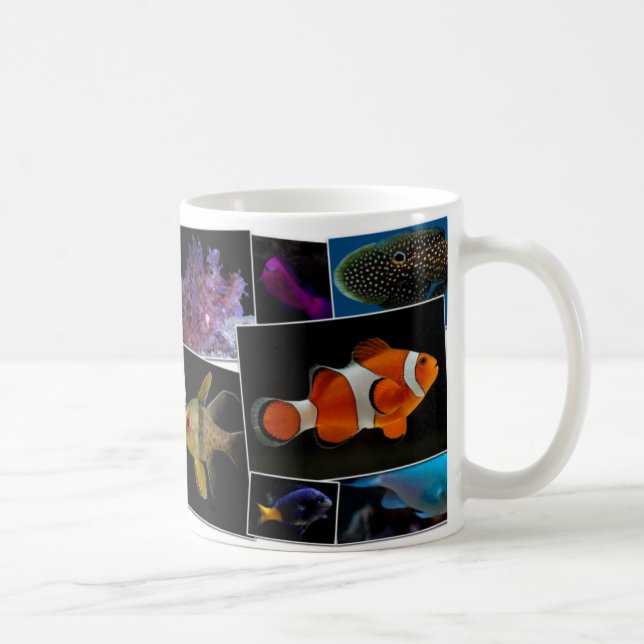 Saltwater Aquarium Fish Mug - 11oz (Right)