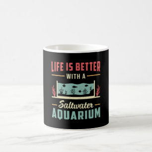 Saltwater Aquarium Fish Tank Aquatic Aquarist Coffee Mug