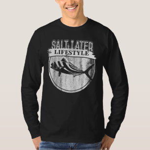 Saltwater Deep Sea Fishing Angler Fisherman Sport T-Shirt