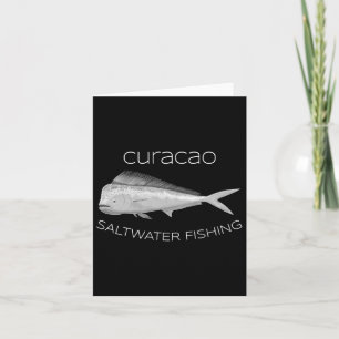 Saltwater Deep Sea Fishing Curacao Mahi Mahi Card