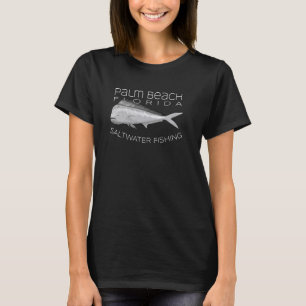 Saltwater Deep Sea Fishing Palm Beach Florida Mahi T-Shirt