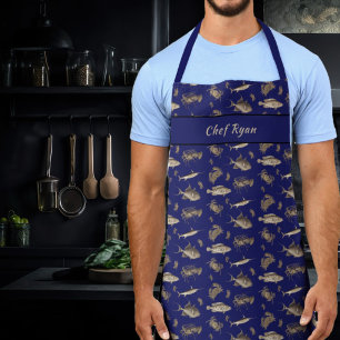 Saltwater Life Fisherman Personalised Apron