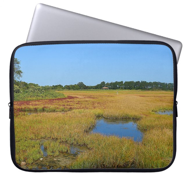 Saltwater Marsh Laptop Sleeve (Front)